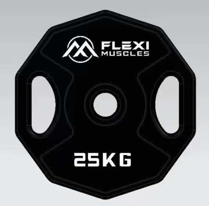 Rubber Coated Olympic Barbell Plates for Weight Lifting 25