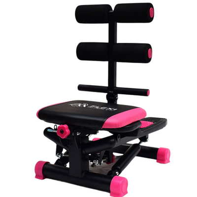 mini stepper with resistance bands