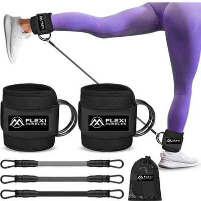 Ankle Resistance Bands with Cuffs